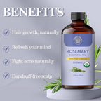 Rosemary Essential Oil | USDA Certified Organic Rosemary Oil - Image 4