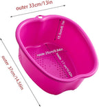 AXLOFO® Foot Soaking Bath Basin, Large Plastic Foot Soaking Tub, Feet Massage - Image 2