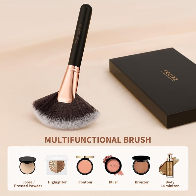 Docolor Fan Brush Finishing Powder Brush Multi-use Brush - Image 8