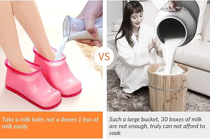 WMHYLYH Movable Foot Soaker, Portable Feet Soaking Tub Massage Foot Bath Shoes - Image 3