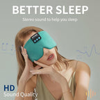 Sleep Mask Bluetooth 5.4 Headphones Soft Wireless Headband Eye Mask Blackout - Image 4