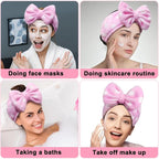 Shintop Women Fashion Lovely Soft Carol Fleece Bowknot Bow Makeup Cosmetic - Image 7