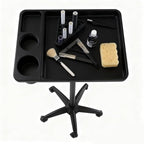 Salon Rolling Tray, Height Adjustable Tattoo Tray Rolling Cart, Storage Utility - Image 6
