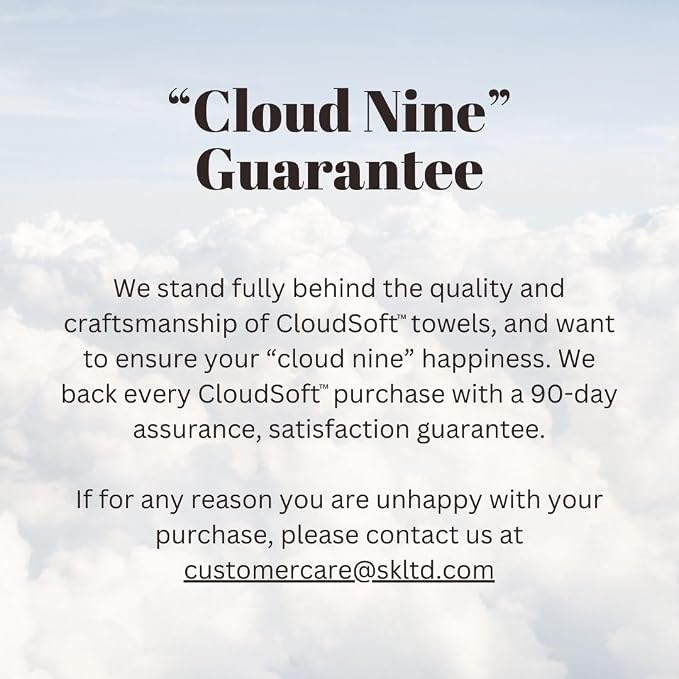 SKL Home CloudSoft 100% Cotton Luxury 4-Piece Washcloth Set, 520 GSM, Ultra - Image 11
