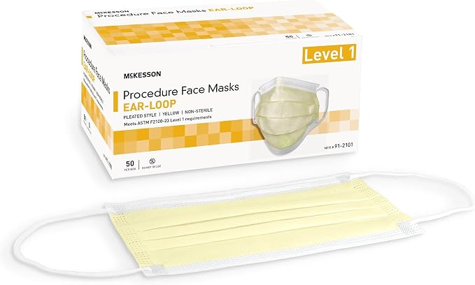 McKesson Procedure Mask Pleated 91-2101 by McKesson