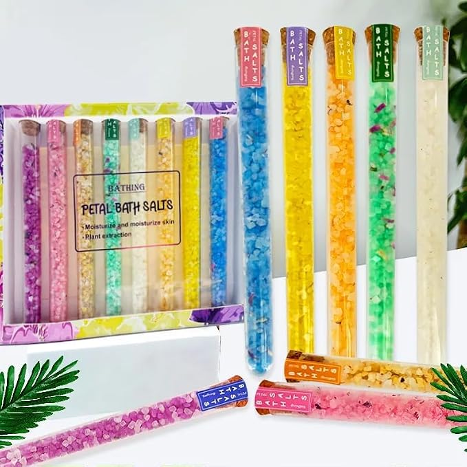 Bath Salts for Women Relaxing, Bath Salts Gift Set, Travel Size by Persidra