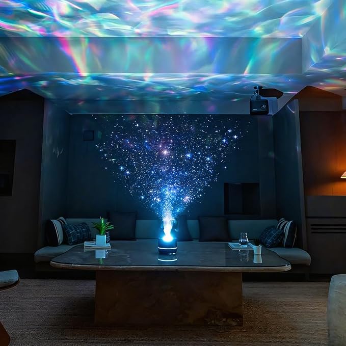 3-in-1 Galaxy Projector Humidifier & Essential Oil Diffuser, 7-Color Rotating - Image 5