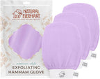 Natural Elephant Exfoliating Hammam Glove | Authentic Moroccan Kessa Body Scrub by NaturalElephant
