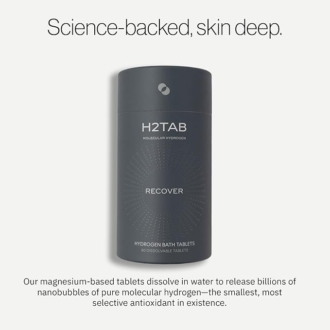 Molecular H2TAB Hydrogen Bath Tablets – 60 Count – Fragrance-Free Bath Bombs - Image 3