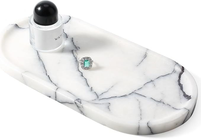 Koville Natural Marble Tray, Catchall by Koville