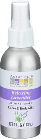 Aura cacia Relaxing Lavender Aromatherapy Room & Body Mist 4 Oz by AuraCacia