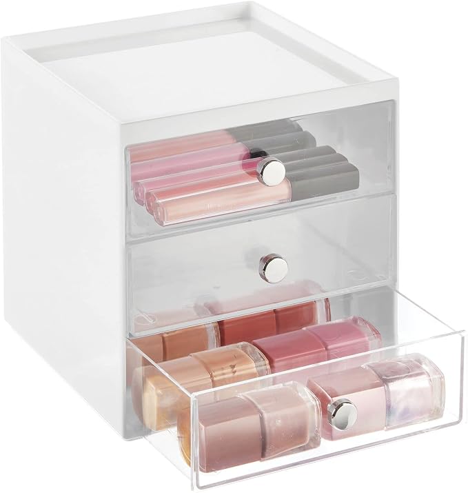 mDesign Makeup Organizer Storage Station Cube - Image 7