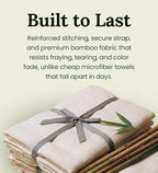 Hair Towel Wrap for Women, Bamboo Made for Advanced Absorption & Fast Drying - Image 7