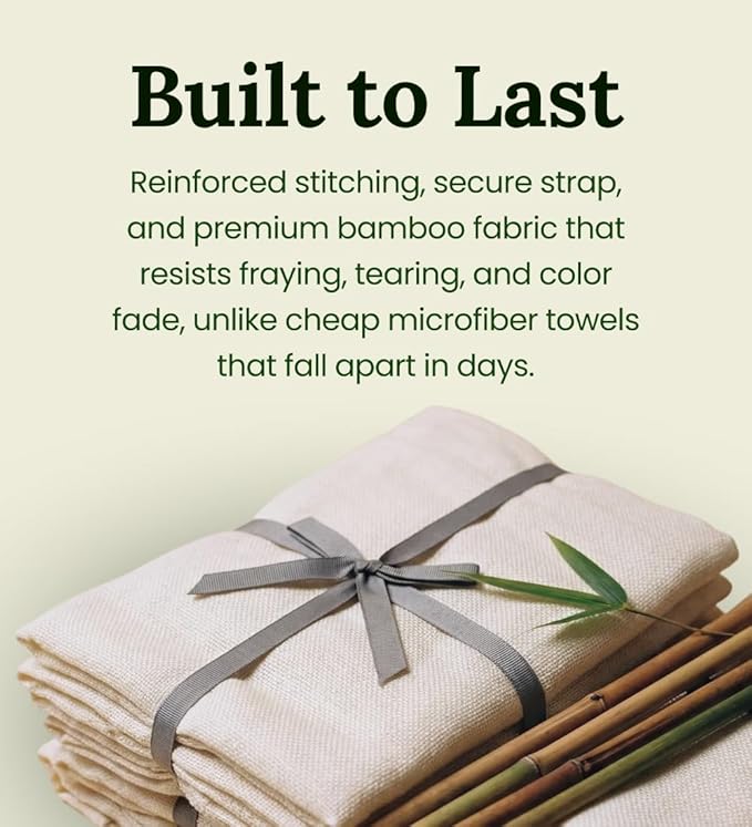 Hair Towel Wrap for Women, Bamboo Made for Advanced Absorption & Fast Drying - Image 7