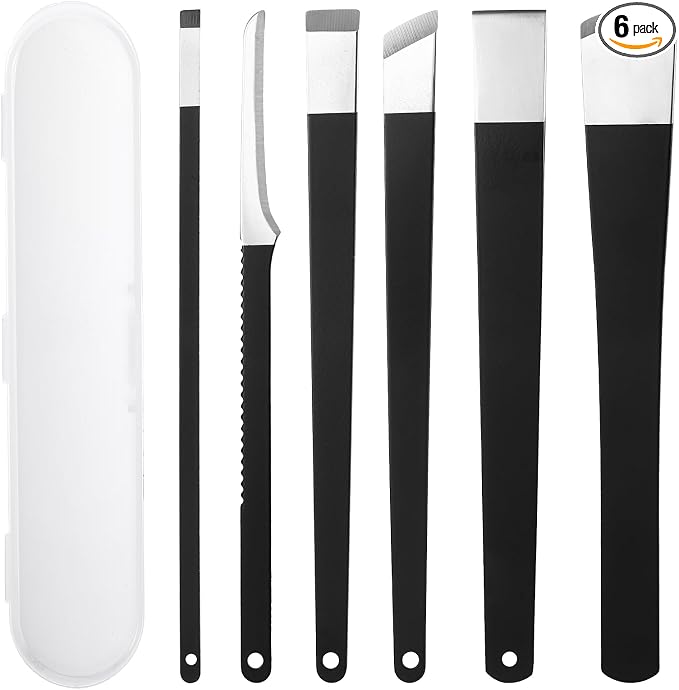 cobee 6 Pcs Ingrown Toenail Removal Kit, Callus Shaver Ingrown Toenail Tool by Unknown