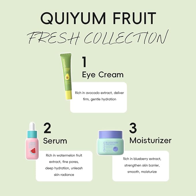 QUIYUM Fruit Skin Care Set, Beauty Gift Sets, Skincare Kit - Image 2