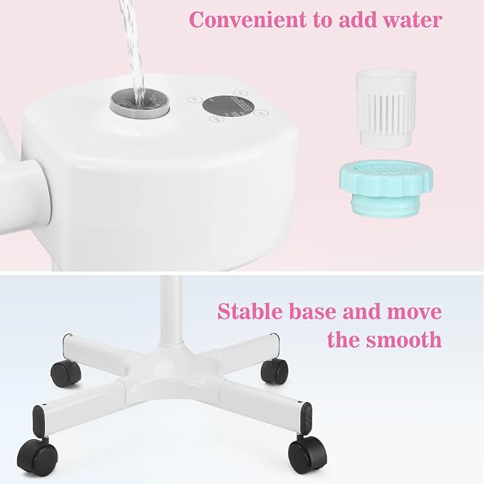 Professional Facial Steamer, Ionic Face Steamer Esthetician Vaporizador - Image 7