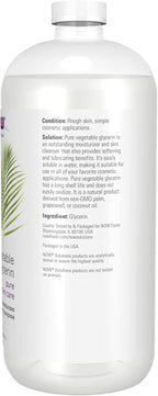 NOW Foods Solutions, Vegetable Glycerin, 100% Pure, Versatile Skin Care - Image 2