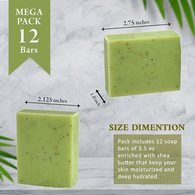Simple Scents Australia Lemon Myrtle Scented Natural Soap Bars, 3.5oz - Image 6