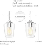 Ralbay Chrome Bathroom Light Fixtures 2-Lights - Image 5