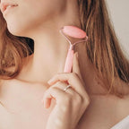 Rose Quartz Gua Sha & Jade Roller Set - Image 5