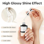 modelones Matte Gel Top Coat Chrome Proof, 15ML No Wipe Matte Top Coat Chrome - Image 3