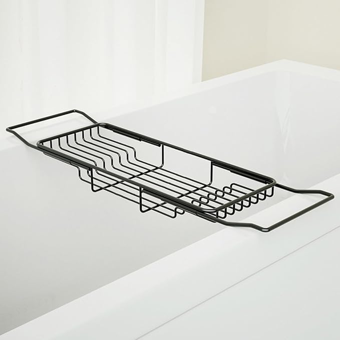 Stainless Steel Bathtub Caddy Tray, Expandable Bath Tub Tray Table, Adjustable - Image 8