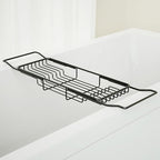 Stainless Steel Bathtub Caddy Tray, Expandable Bath Tub Tray Table, Adjustable - Image 8