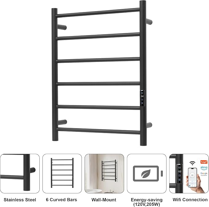 Electric Towel Rack with Voice Control - Image 7