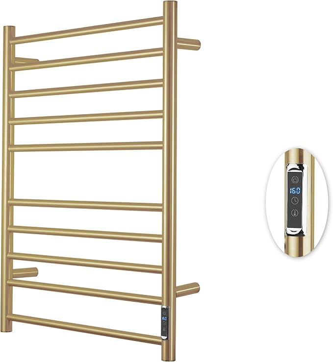 Heated Towel Racks for Bathroom, Wall Mounted Electric Towel Warmer Racks by BLARALA