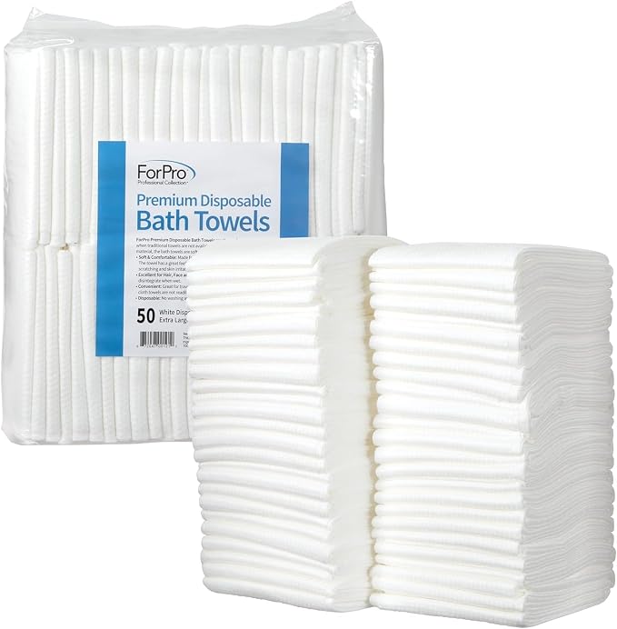 ForPro Professional Collection Premium Disposable Bath Towels, Salon & Spa by ForProProfessionalCollection