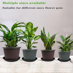 6 Pack Plant Saucer 10 inch, Heavy Duty Plastic Plant Saucers 10 inch, Durable - Image 4