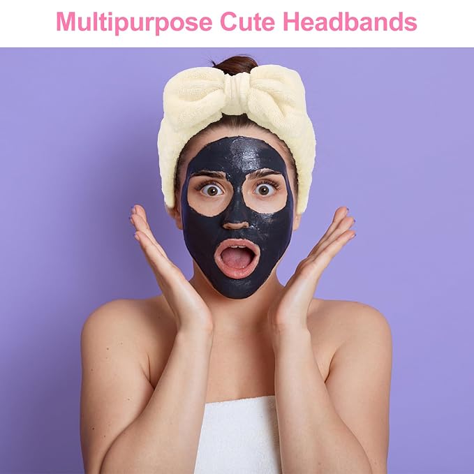 Ondder Spa Terry Cloth Skincare Headbands - Image 4