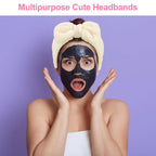 Ondder Spa Terry Cloth Skincare Headbands - Image 4