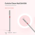 MelodySusie 3mm Rounded Top Barrel Cuticle Clean Nail Drill Bit 3/32'' - Image 4