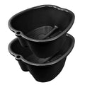 Extra-Large Foot Bath Soak Tub 2-Pack – Durable Massage Basins by HOMELEX
