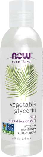 NOW Solutions, Vegetable Glycerin, 100% Pure, Versatile Skin Care, Softening by NOW