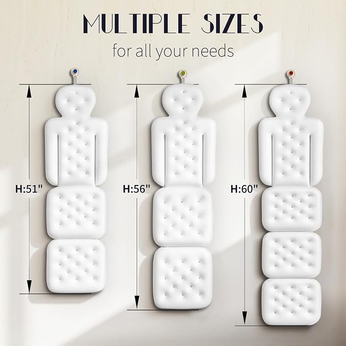 Full Body Bath Pillow for Bathtub, Thick Bathtub Cushion, Luxury Tub Pillow for - Image 6