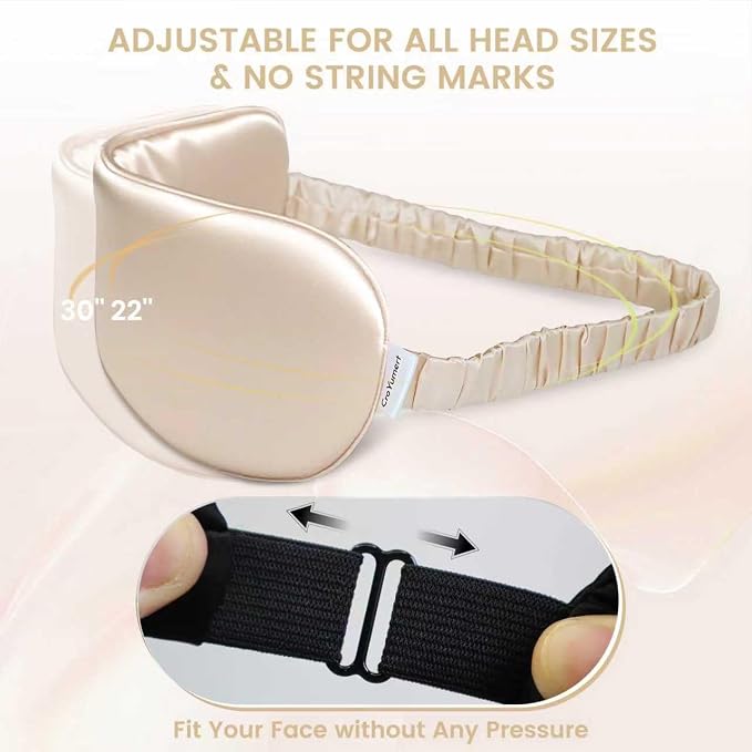 100% Pure Mulberry Silk Eye Mask - Image 3