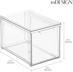mDesign Plastic Stackable Bathroom Storage - Image 3