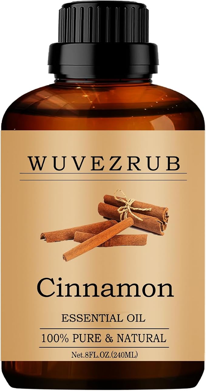 Cinnamon Essential Oil - 240ML Pure by WUVEZRUB