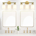 Zarbitta 3-Light Bathroom Light Fixtures, Brushed Gold Vanity Light, Farmhouse - Image 5