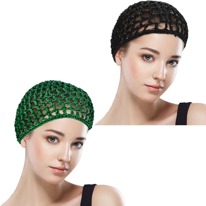 WLLHYF Wig Cap Thick Long Hair Caps Adjustable Net Mesh Braided Weaving Making - Image 3