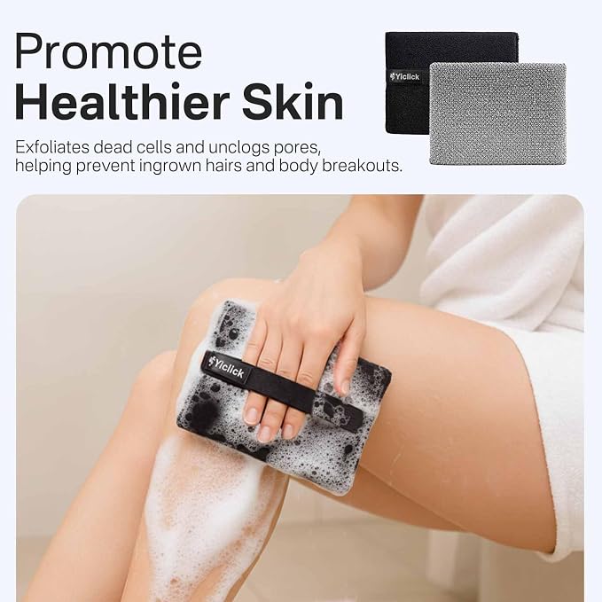 Yiclick Exfoliating Body Scrubber, Body Exfoliator Scrubber, Exfoliating Sponge - Image 7