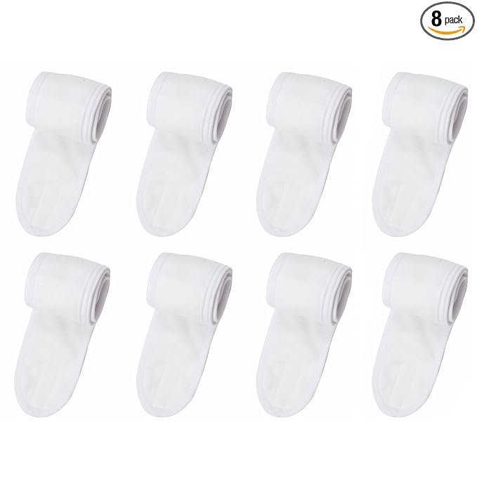 8 Pack Spa Facial Headband Whaline Head Wrap Terry Cloth Headband Stretch Towel by Unknown