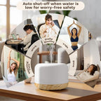 500ml Premium Essential Oil Diffuser, Quiet 4-in-1 Ultrasonic Aromatherapy - Image 4