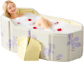 Portable Foldable Bathtub, Freestanding Bathtub No Installation, Bathroom SPA by HLCZLUZ