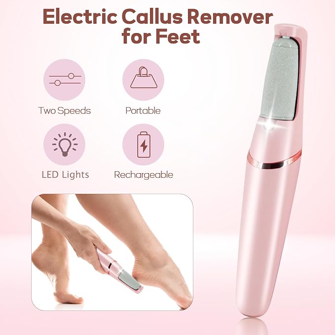 Callus Remover for Feet, ZABOUL Electric Foot Callus Remover Rechargeable - Image 2