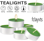 100 Pack Scented Tealight Candles 4 Hours, Spring Aromatherapy Candles - Image 2