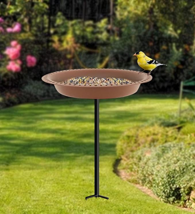 Garbuildman 28 inch Lightweight Birdbaths Antique Decoration Detachable - Image 7